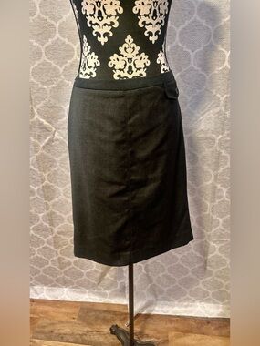 Gap Factory Charcoal Grey Professional Business Pencil Skirt size 12